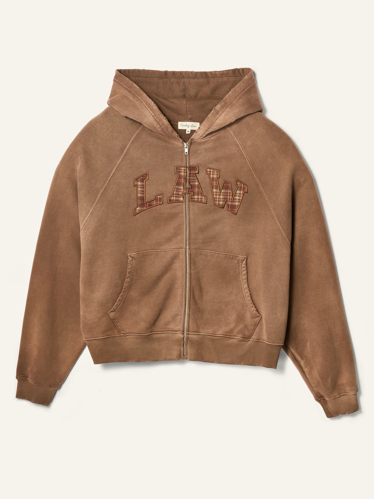 Plaid Law Zip-Up