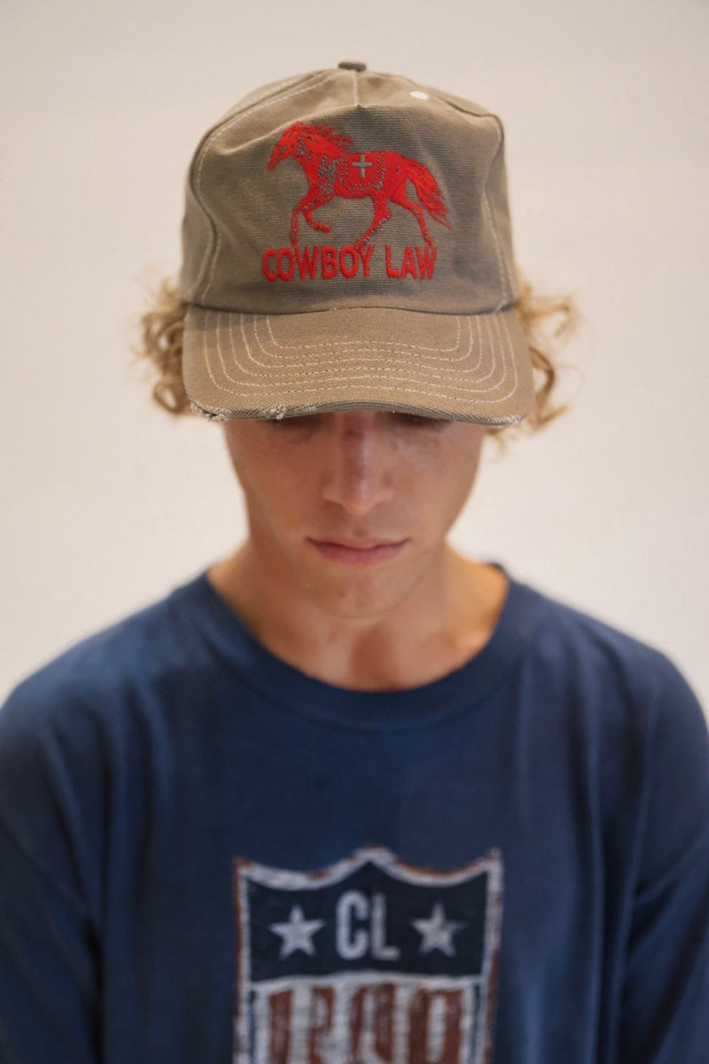 Canvas Horse Hat
