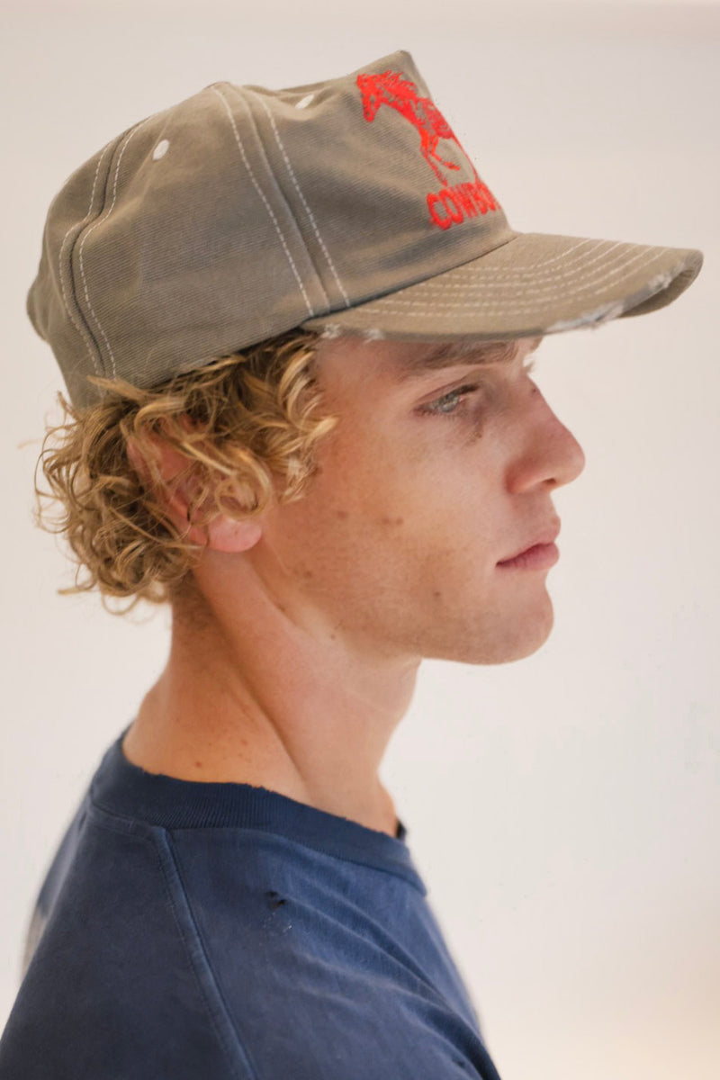 Canvas Horse Hat back