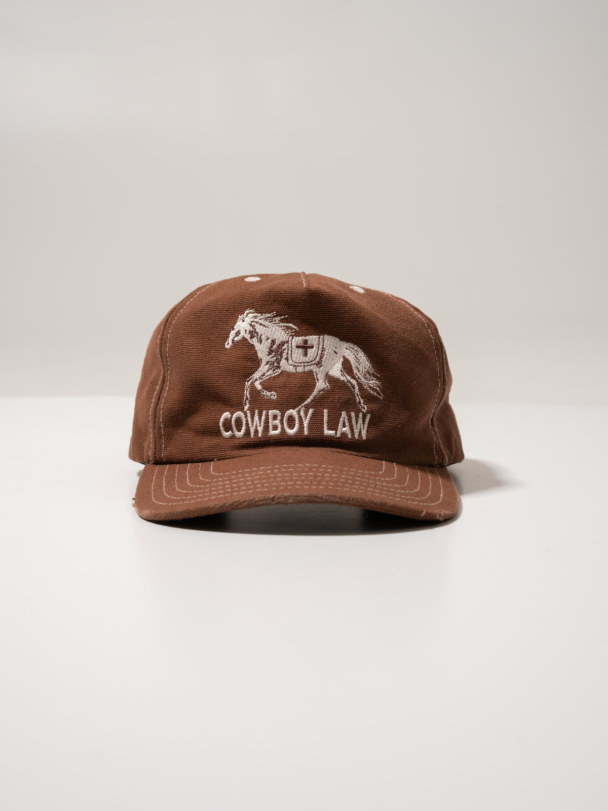 Canvas Horse Hat - Brown