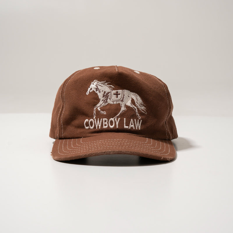 Canvas Horse Hat - Brown