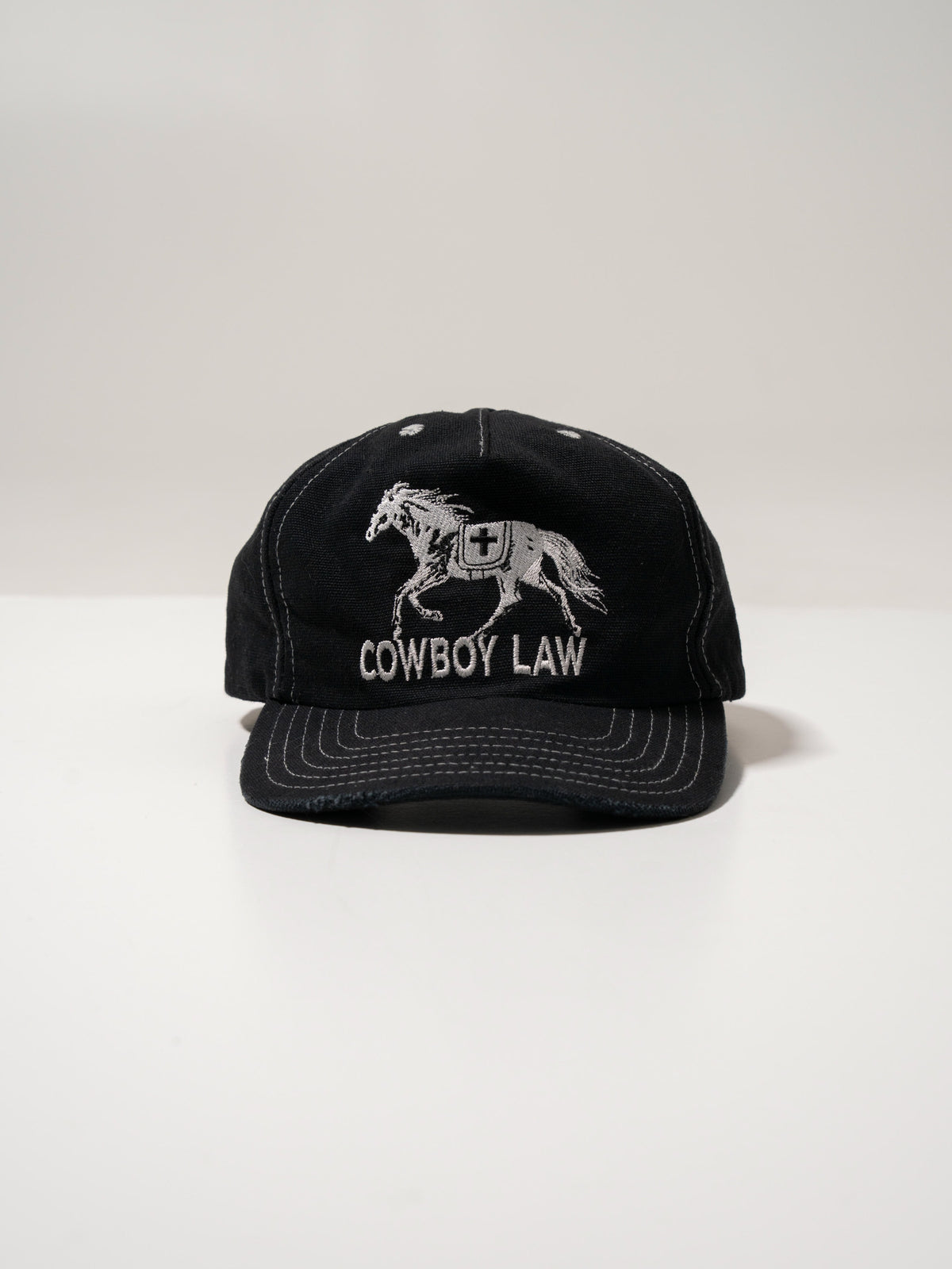 Canvas Horse Hat - Black
