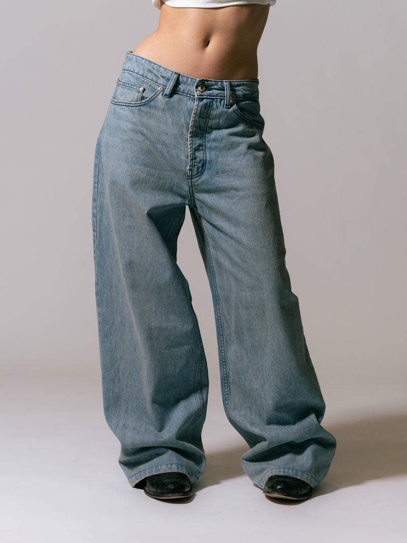 Denim Pant - Indigo back