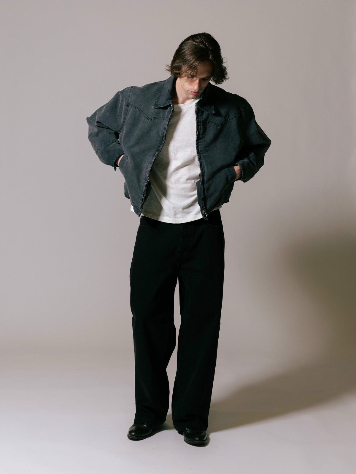 Western Jacket - Vintage Black