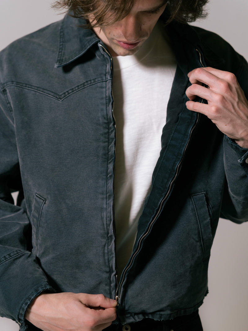 Western Jacket - Vintage Black back