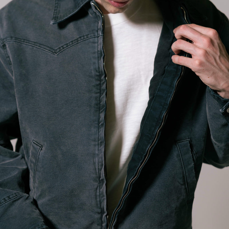 Western Jacket - Vintage Black back