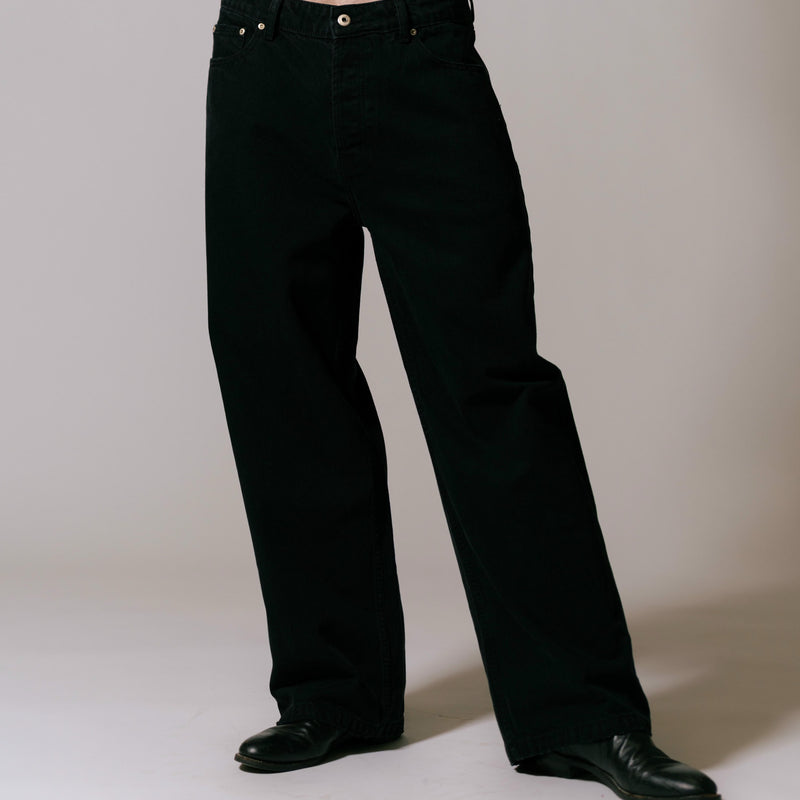 Denim Pant - Black back
