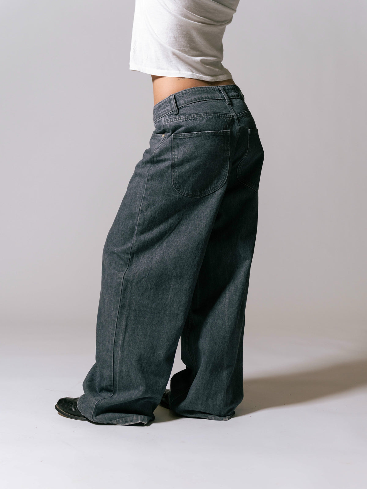 Denim Pant - Charcoal Grey
