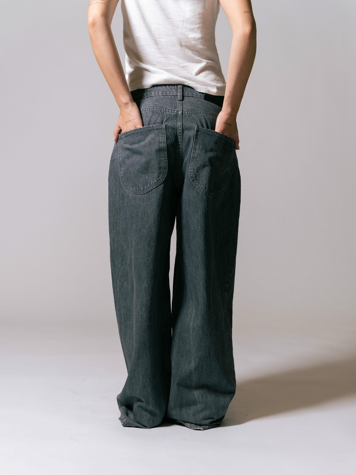 Denim Pant - Charcoal Grey