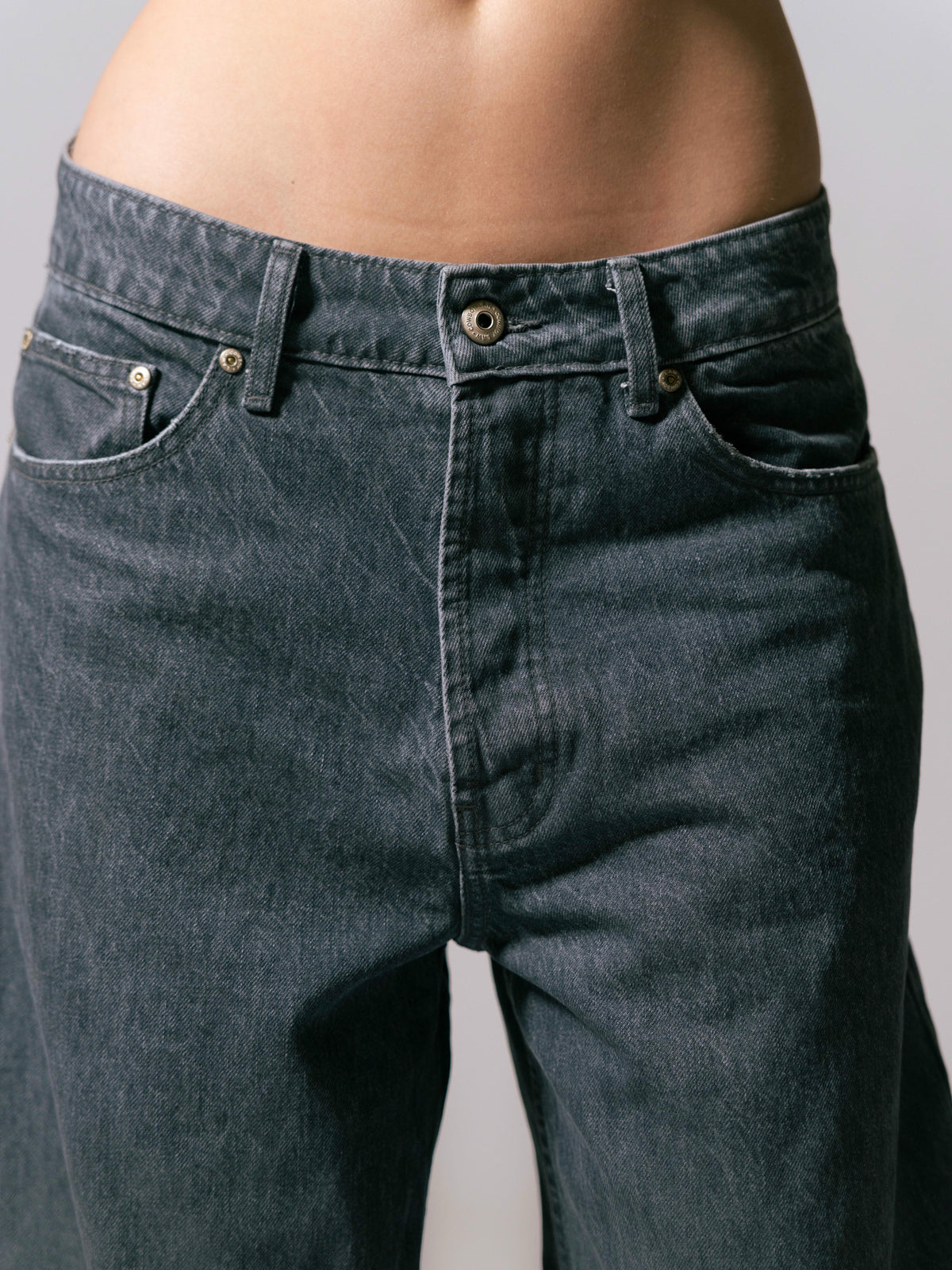 Denim Pant - Charcoal Grey