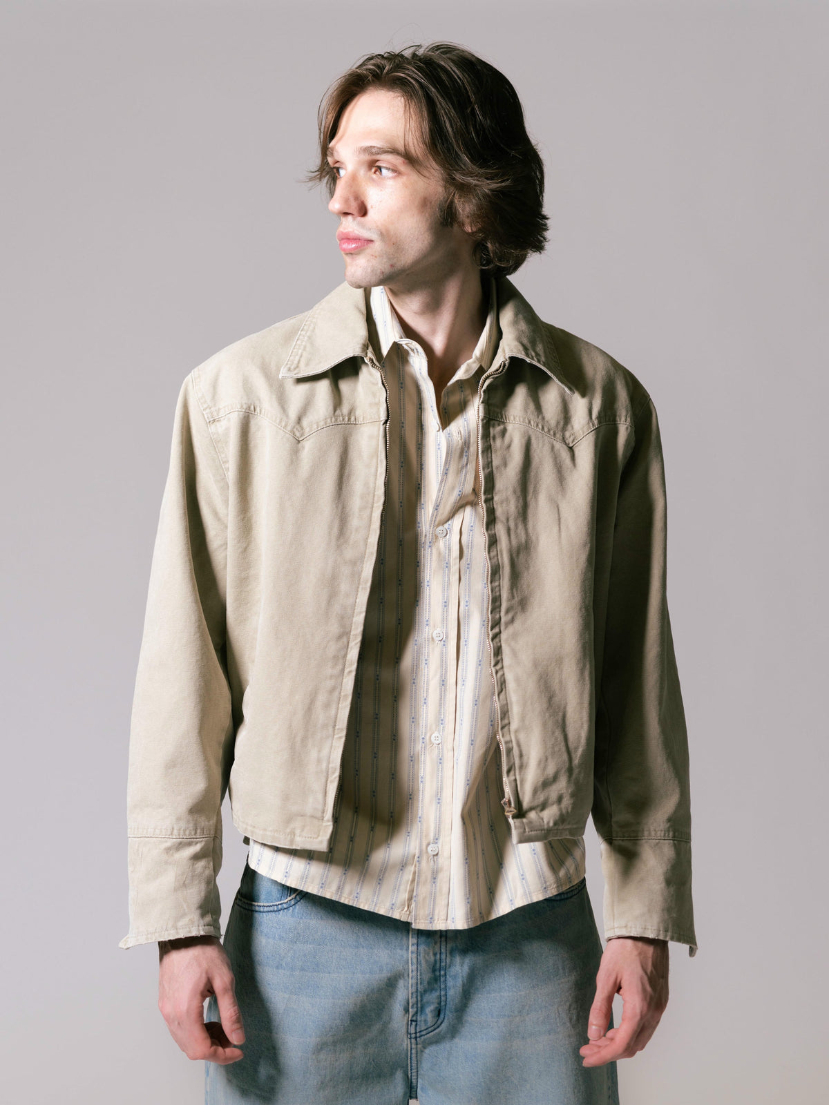 Western Jacket - Khaki