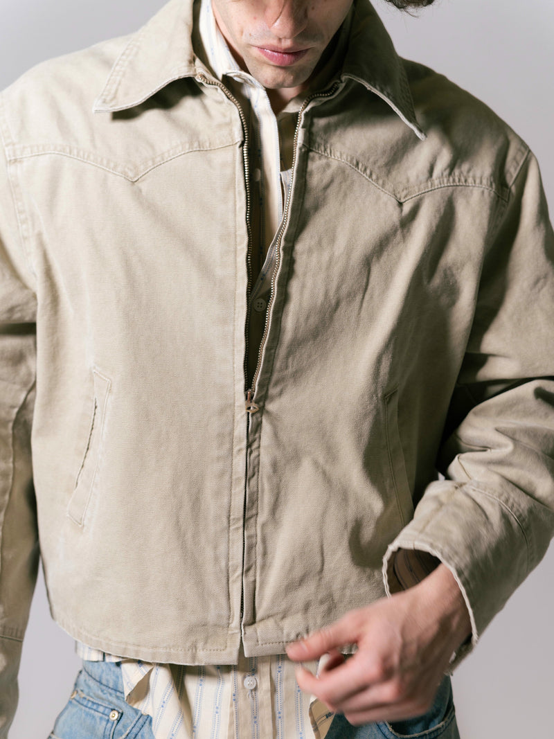 Western Jacket - Khaki back