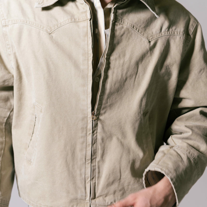 Western Jacket - Khaki back