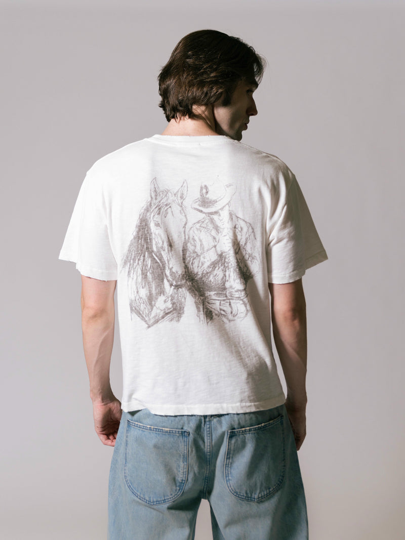 Rodeo T-Shirt - Vintage White back