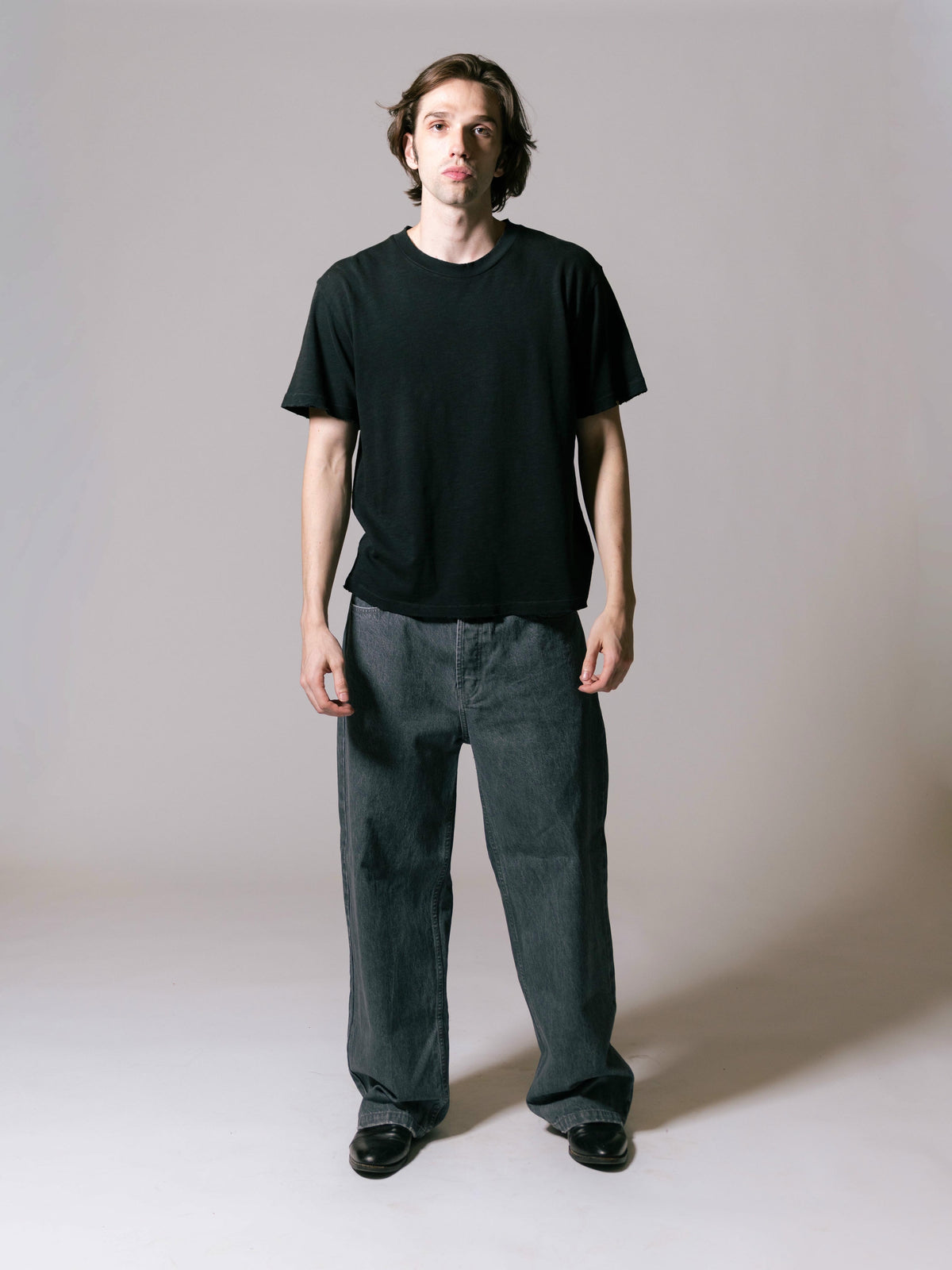 Core Script T-Shirt - Vintage Black