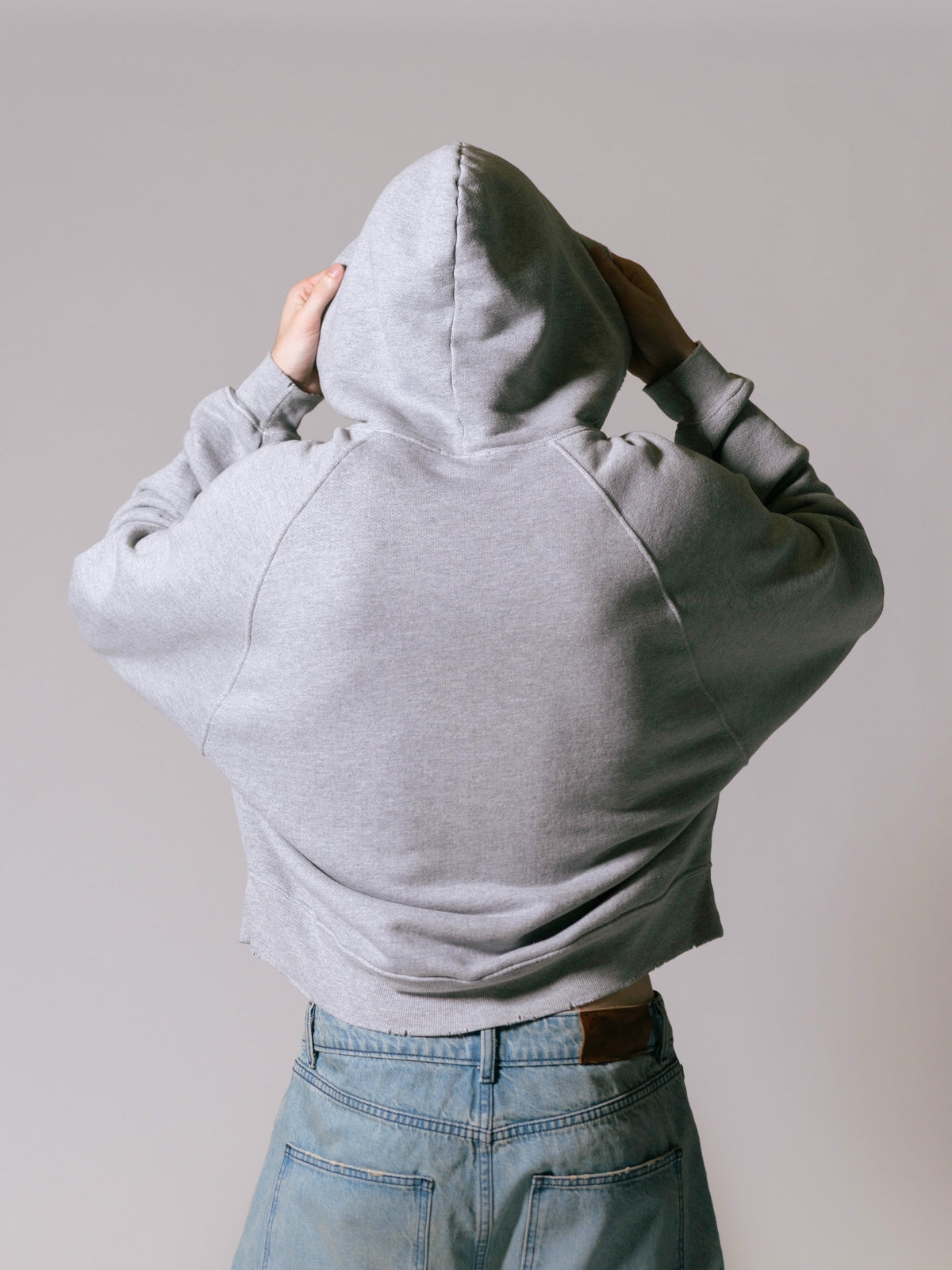 Plaid Law Zip-Up - Heather Grey