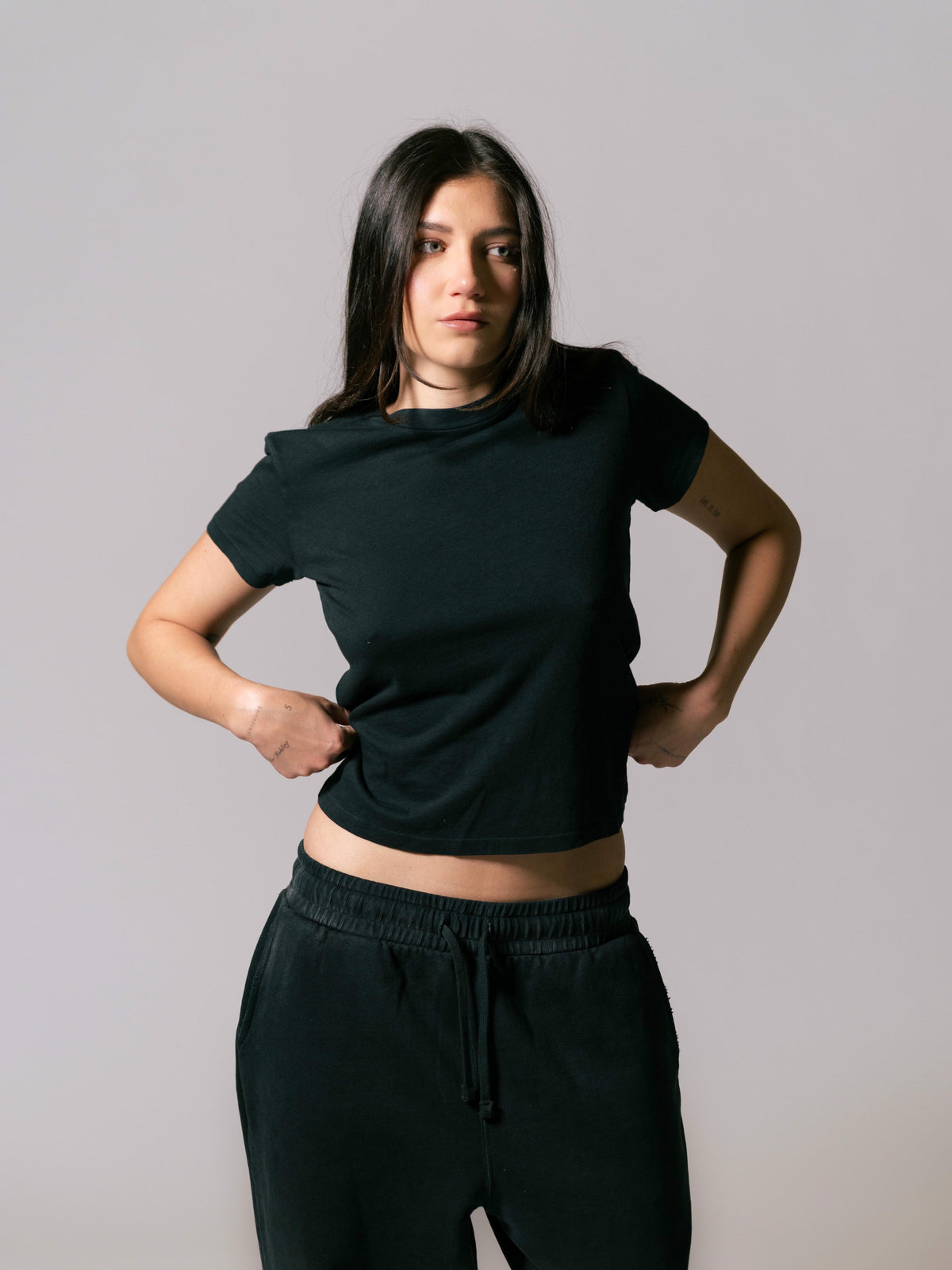 Women's Core Baby Tee - Black