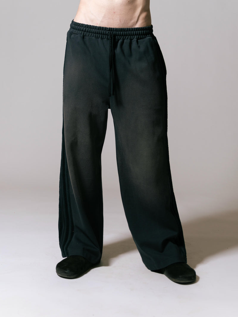 Striped Sweatpant - Faded Black back