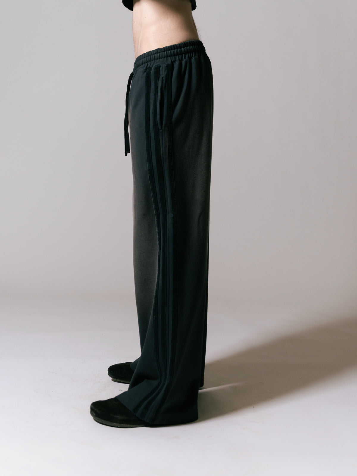 Striped Sweatpant - Faded Black