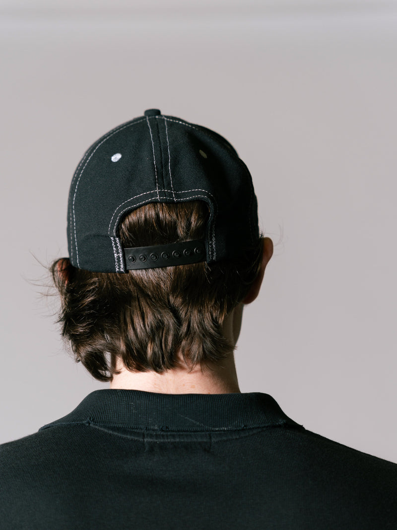 Canvas Horse Hat back