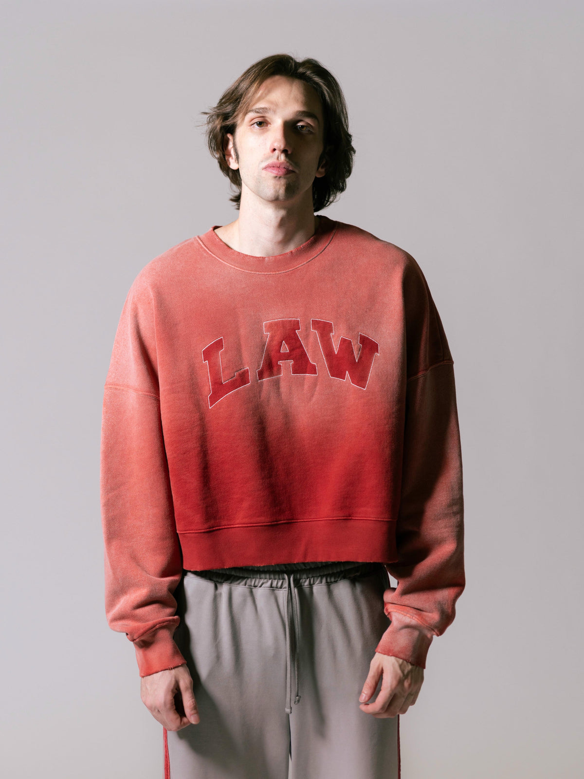 Sunfaded Crewneck - Red