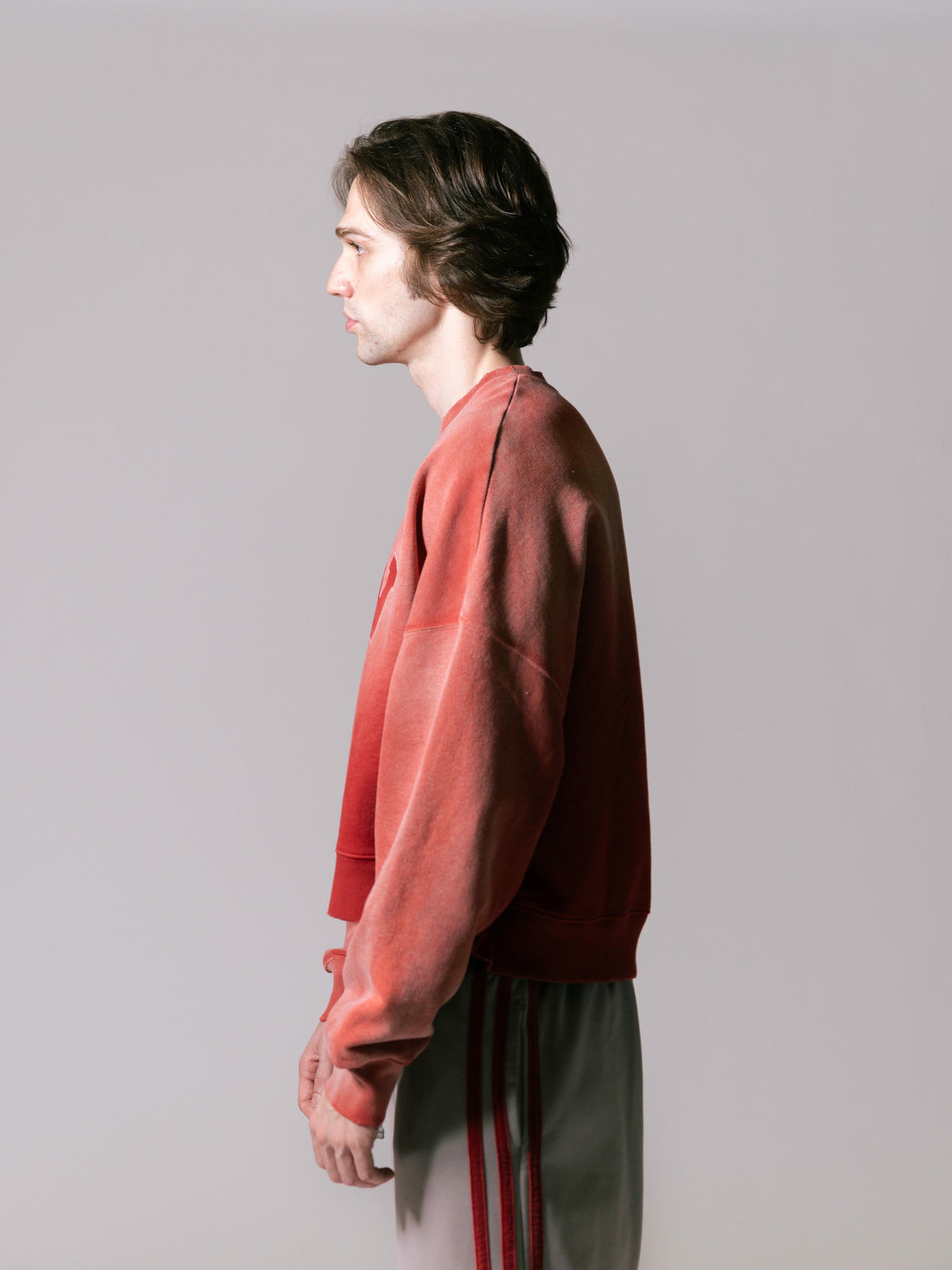 Sunfaded Crewneck - Red