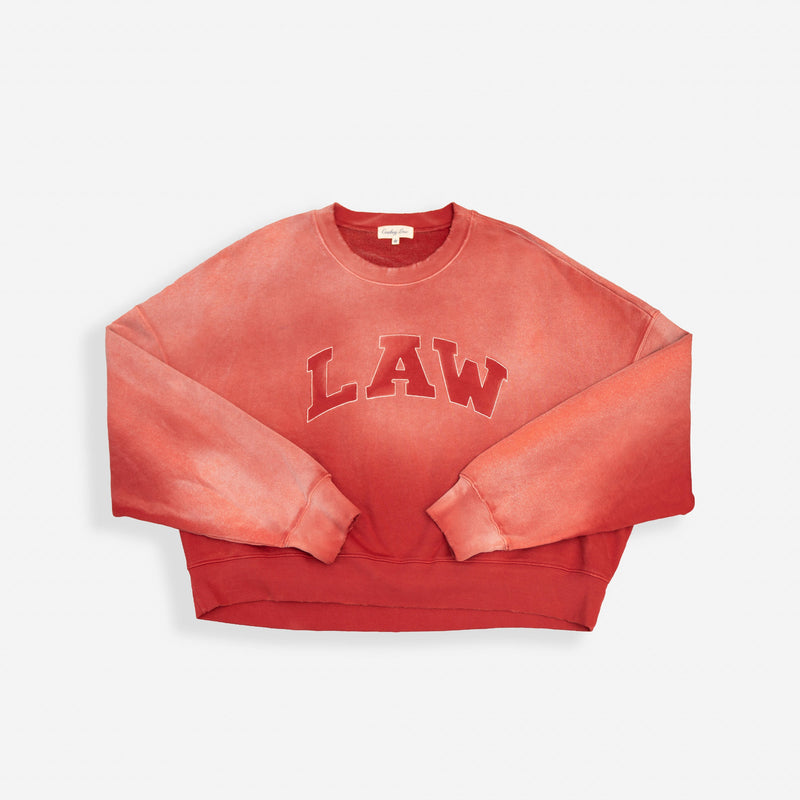 Sunfaded Crewneck - Red