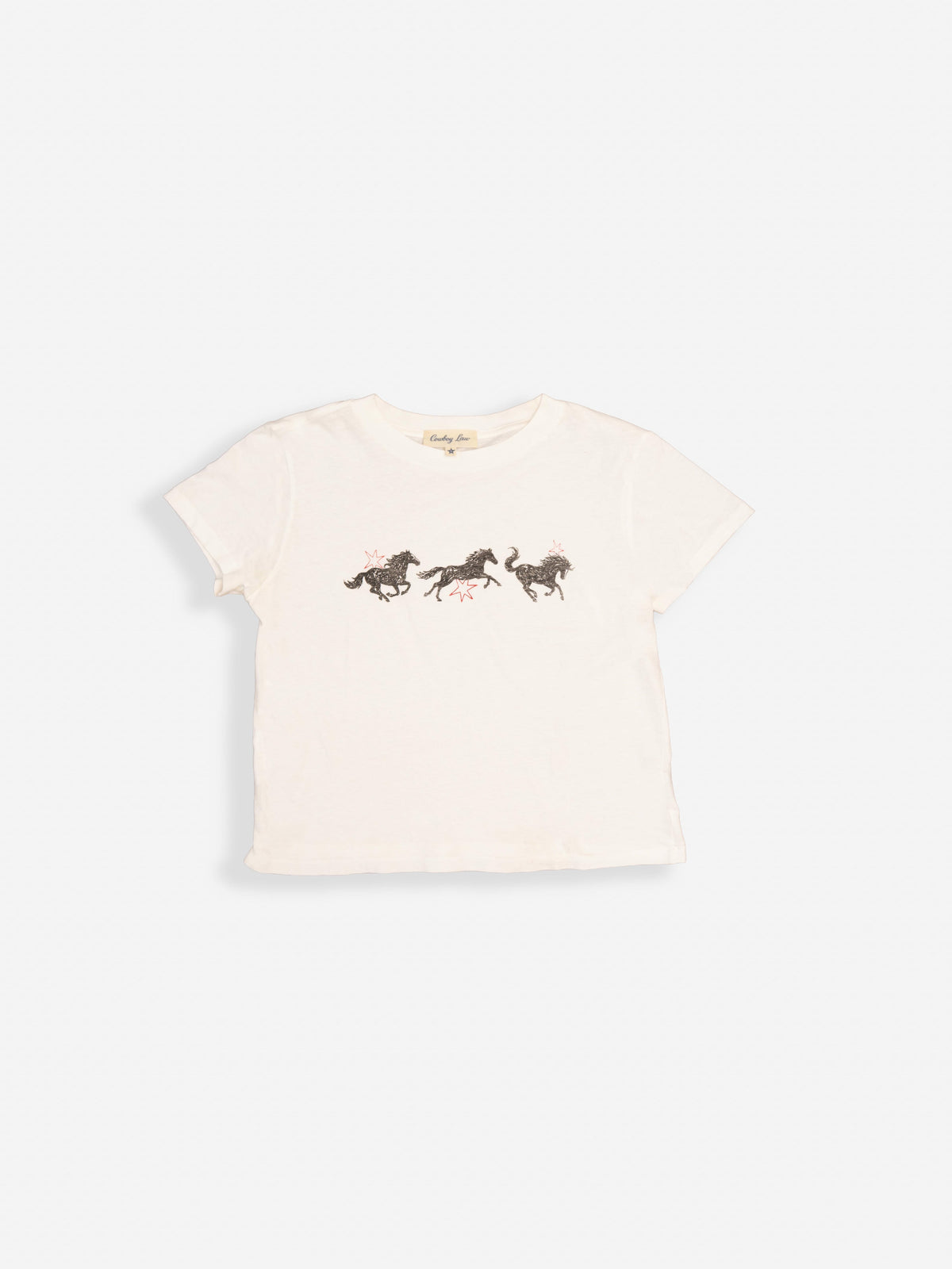Women's Rodeo Baby Tee - White