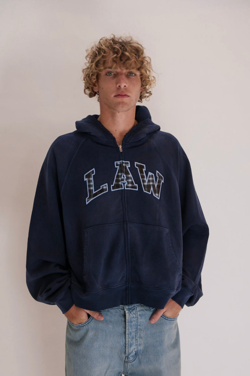 Plaid Law Zip-Up