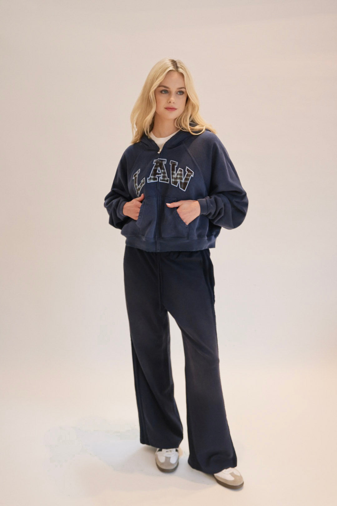 Plaid Law Zip-Up