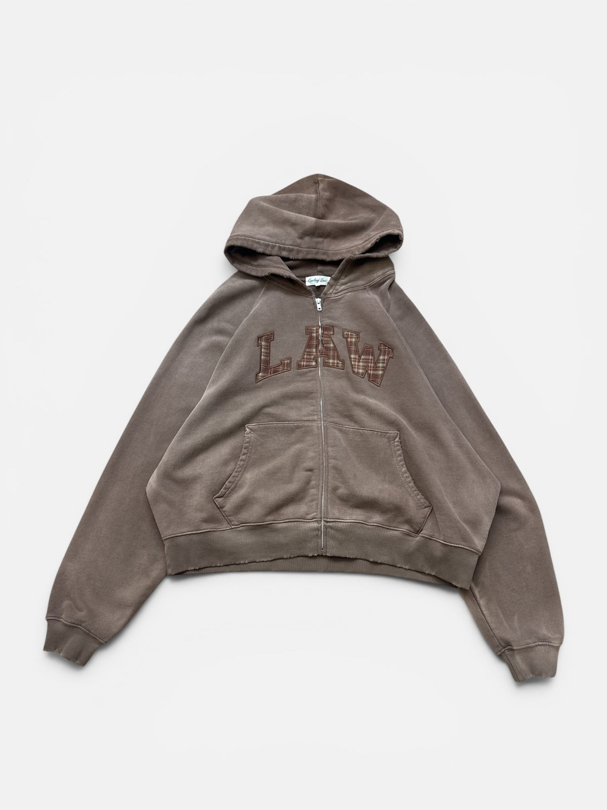 Plaid Law Zip-Up