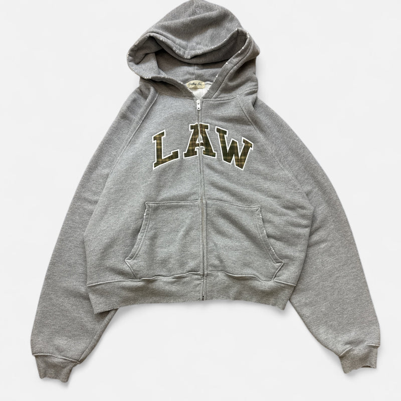 Plaid Law Zip-Up