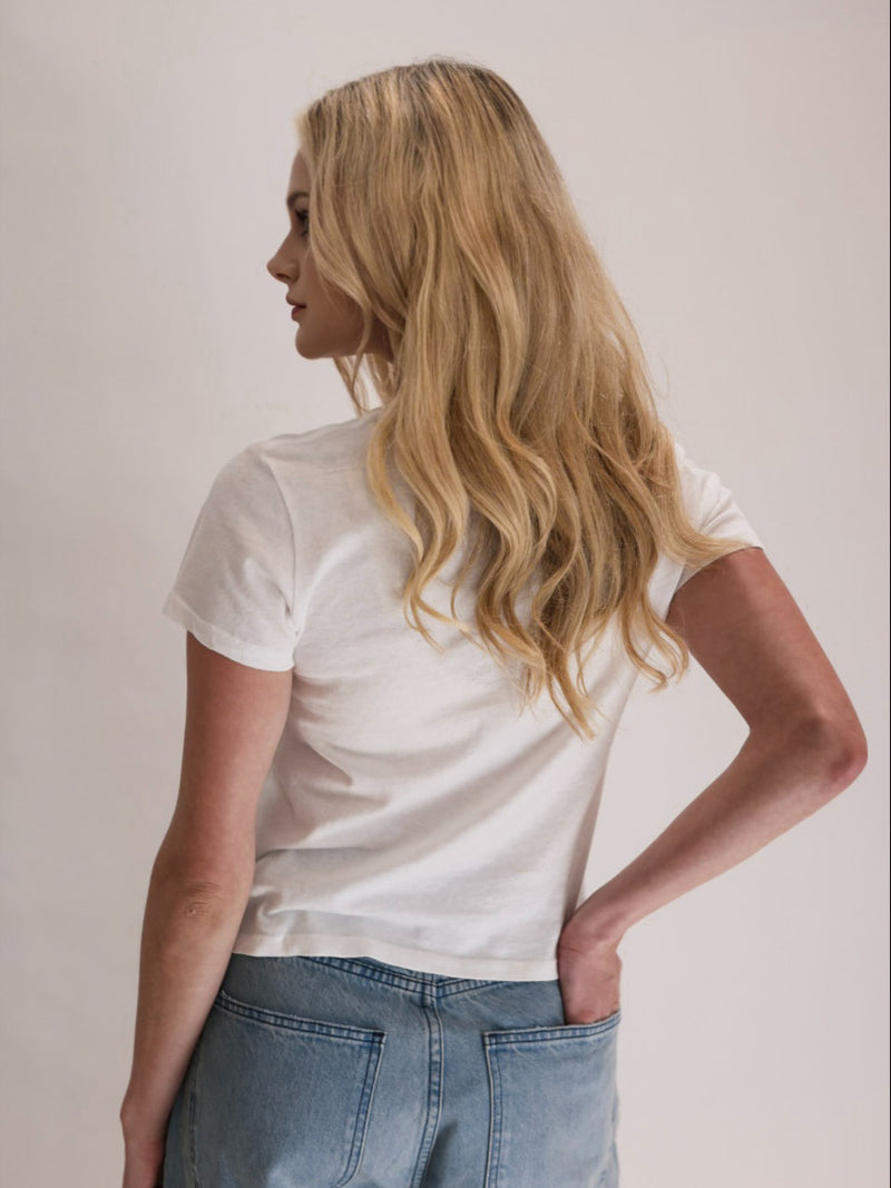 Women's Americana Baby Tee back