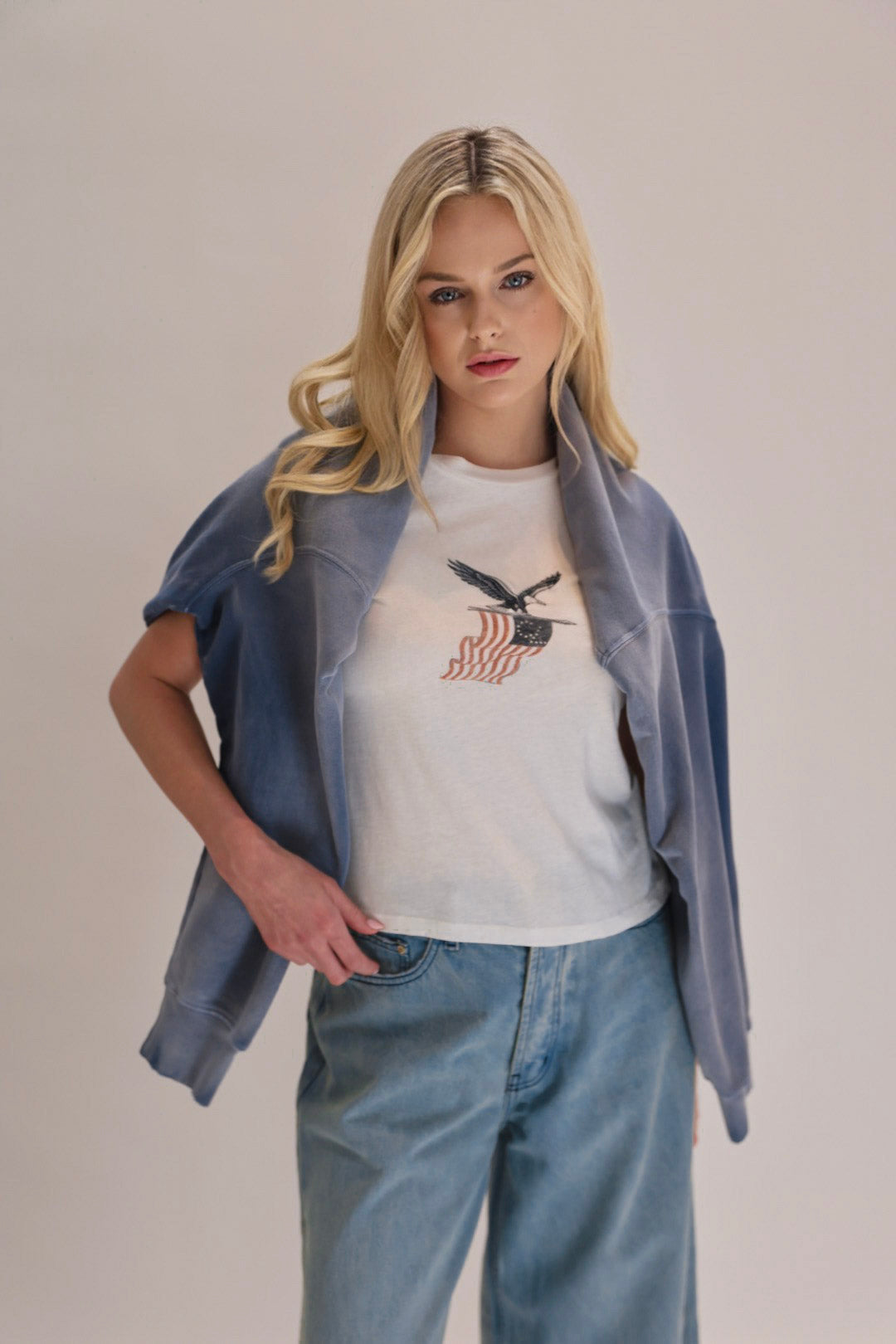 Women's Americana Baby Tee