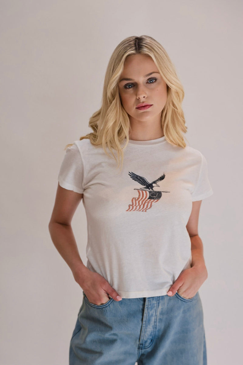 Women's Americana Baby Tee