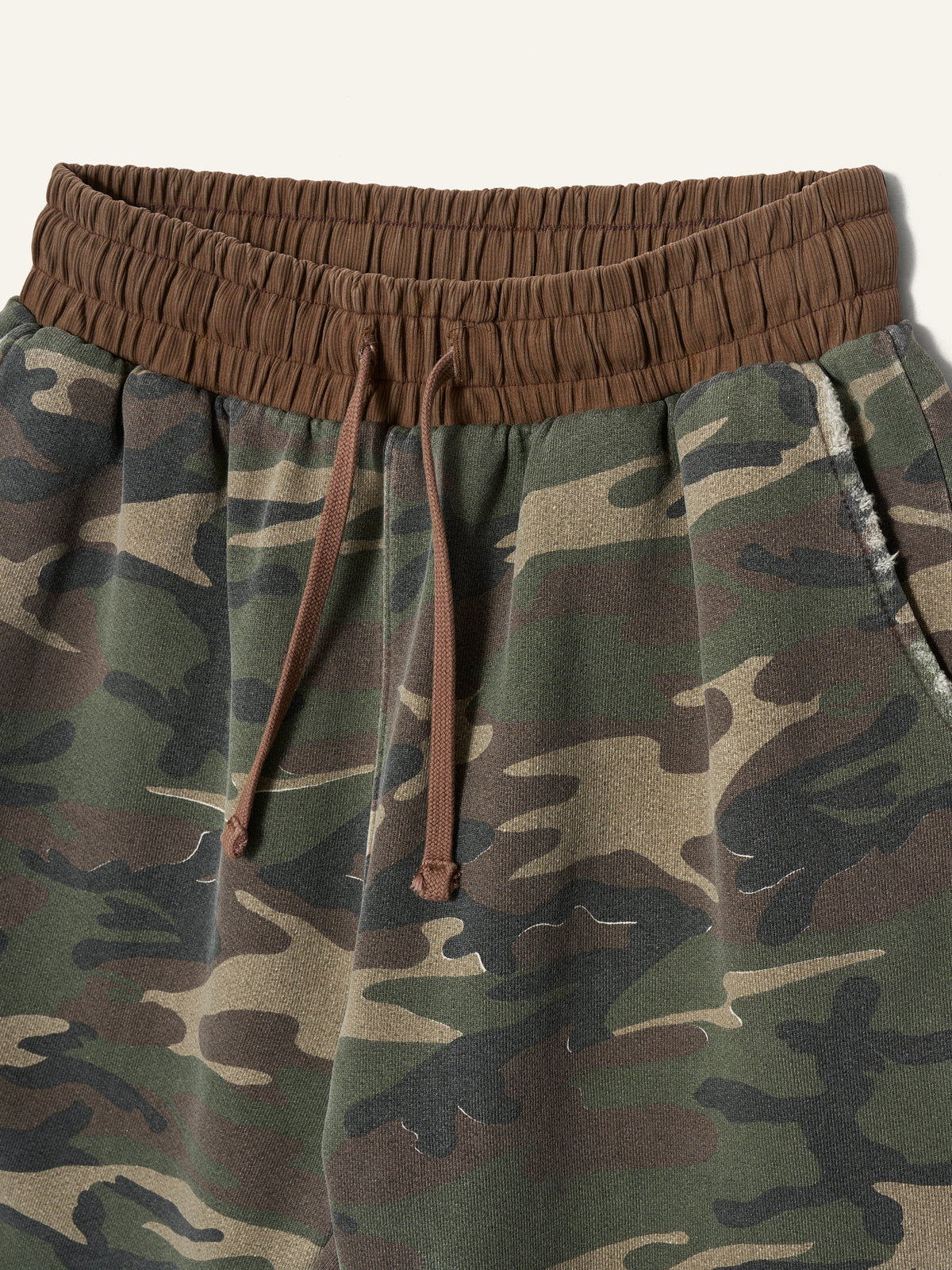 Camo Cut Off Short